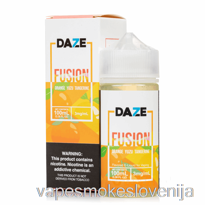 Vape Petrol Pomaranča Yuzu Mandarina - 7 Daze Fusion - 100 Ml 0 Mg